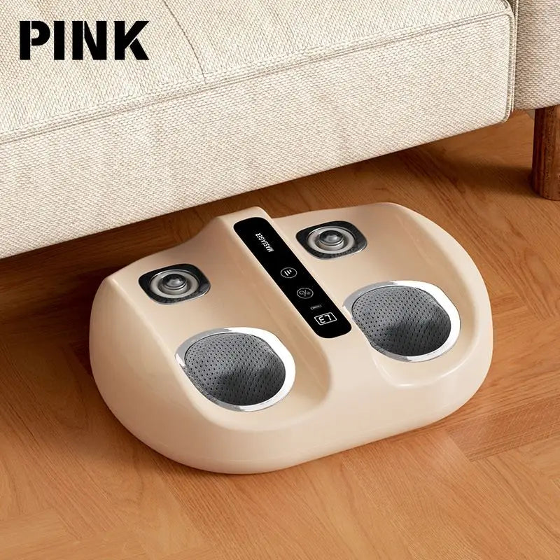 Mini Finger Foot Massager With Hot Compress Deep Kneading Vibration