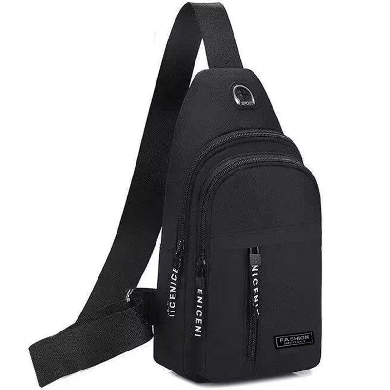 Korean Style Multifunctional Chest Bag Oxford Cloth Messenger Bag Waterproof