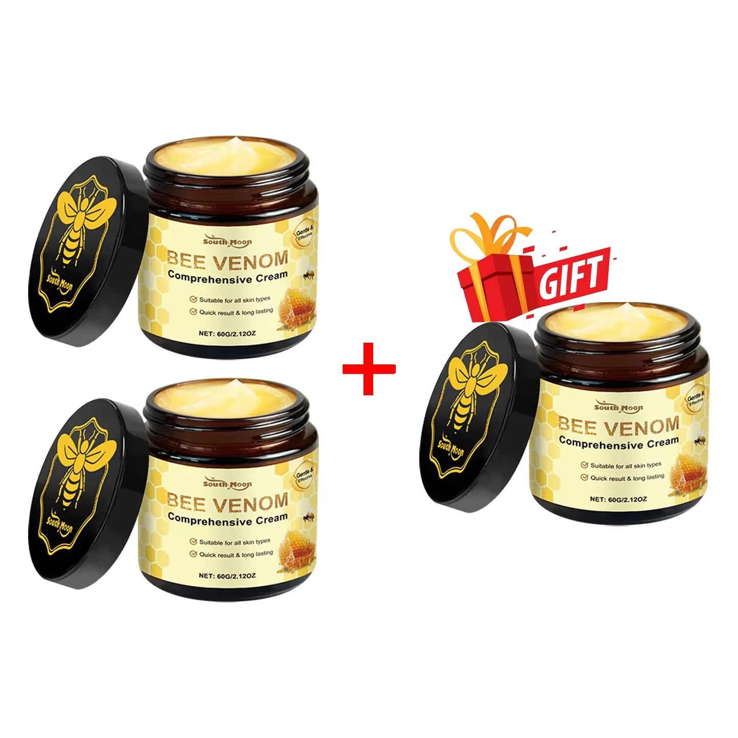 South Moon Bee Venom Skin Moisturizer Nourish Dryness Anti Cellulite Keep Brighten Improve Sagging Reduce Dull Body Care Creams