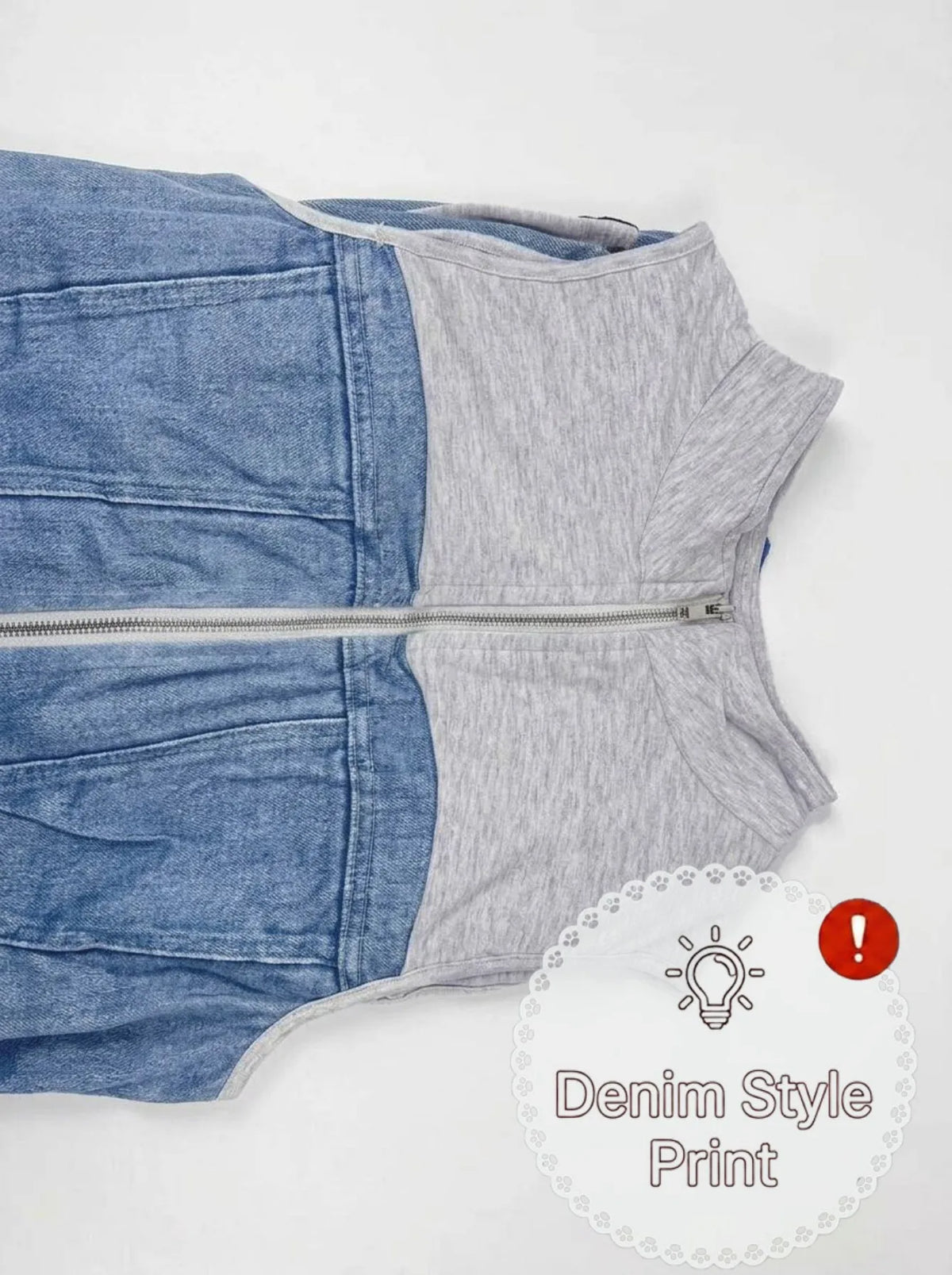 Women's Sleeveless Zip Vest And Wide Leg Pants Set