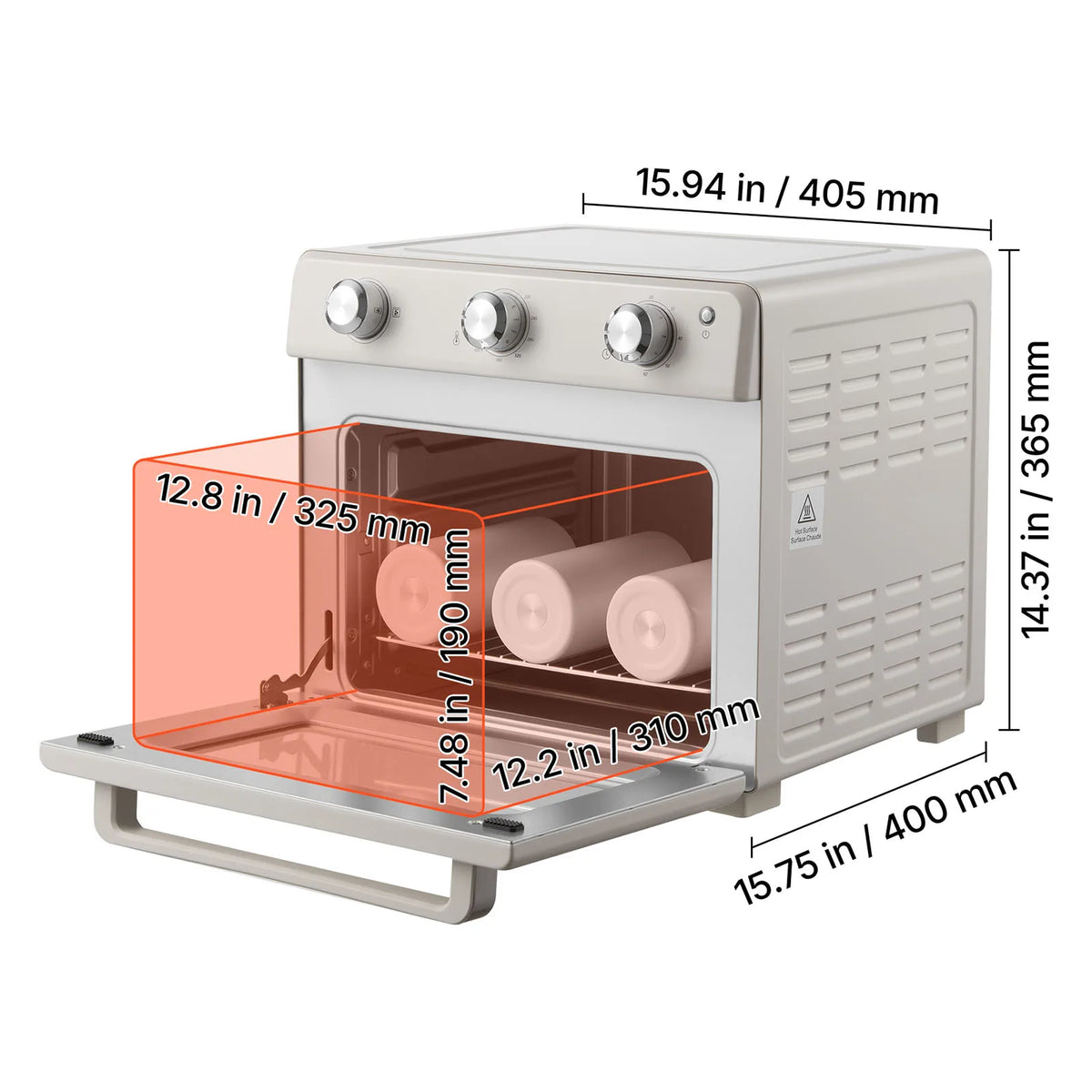 SucceBuy Sublimation Oven Machine for Tumblers Mugs and Bottles
