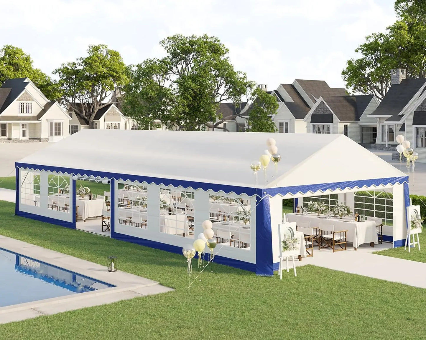 Heavy Duty Party Tent With Sidewalls For Outdoor Events