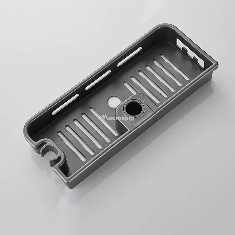 Wall Mounted Shower Storage Rack Organizer No Drill With Shelves