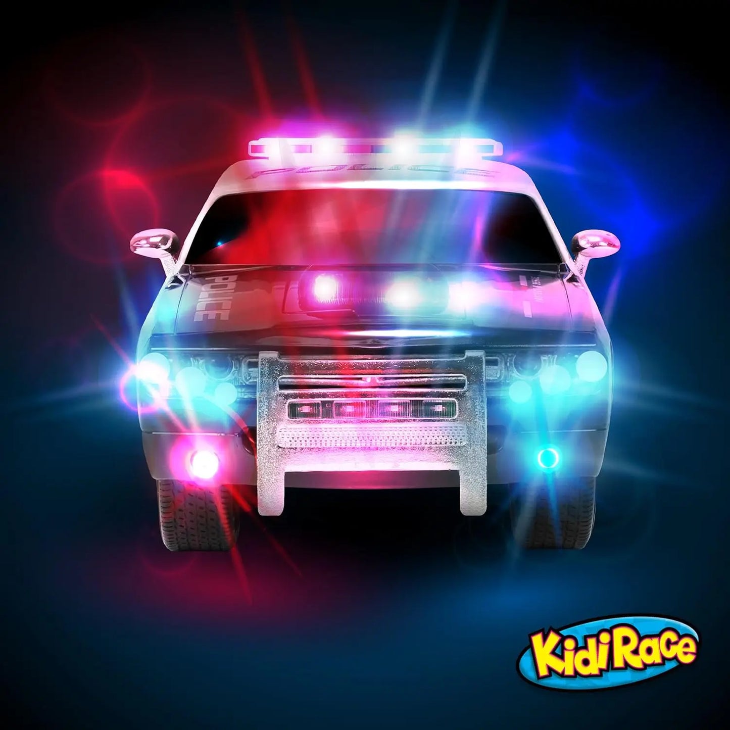 Remote Control Police Car, Rechargeable Toy with Lights and Siren for Kids, Hobby RC Car, Birthday Gift for Boys & Girls Ages 3-12 (3,4,5,6,7,8,9,10,11,12 Year Old)