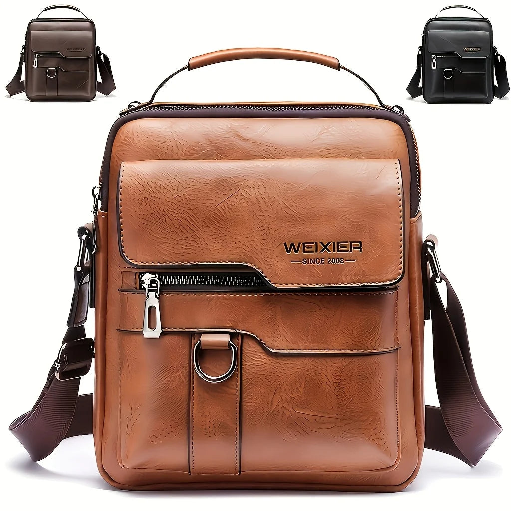 Men Crossbody Bag Vintage Street Style Large Capacity