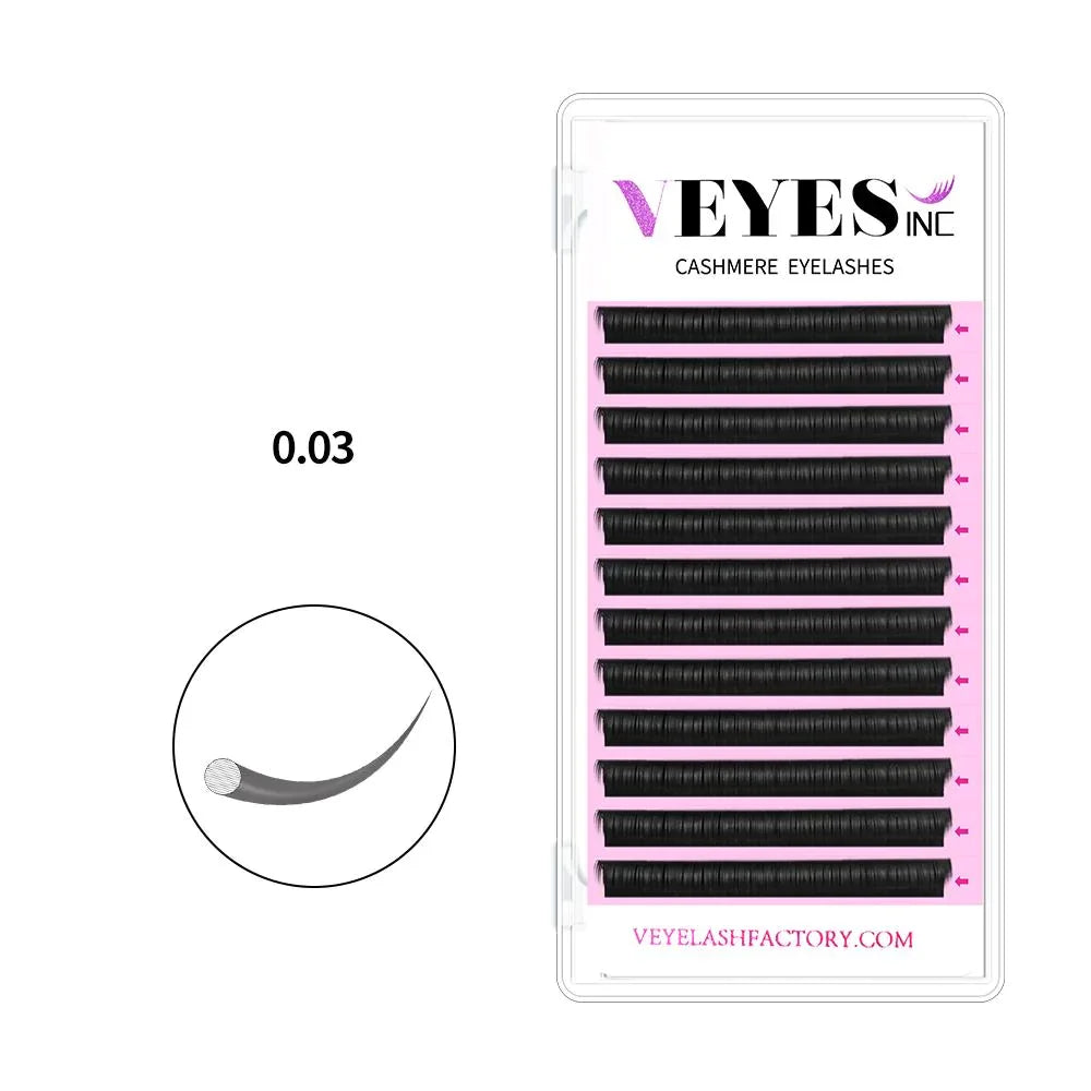 VEYES INC Cashmere Lashes Faux Mink Mix Individual Volume Lashes
