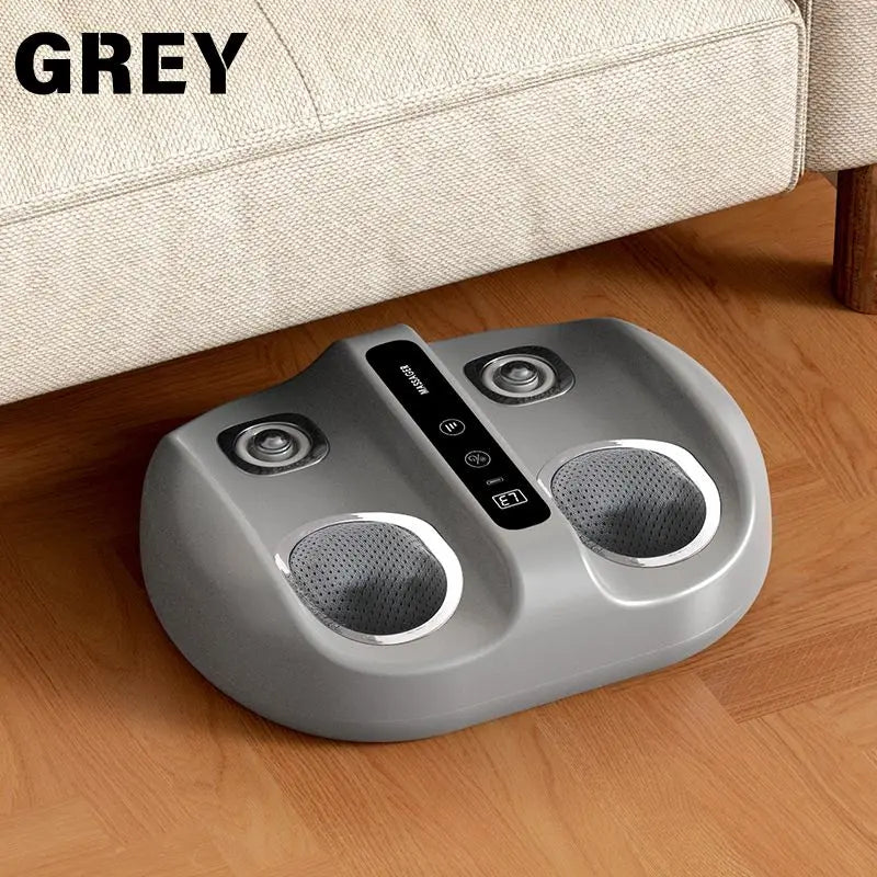 Mini Finger Foot Massager With Hot Compress Deep Kneading Vibration