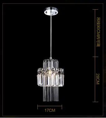 GreeLustr Crystal LED Chandelier Modern Pendant Ceiling Lamp