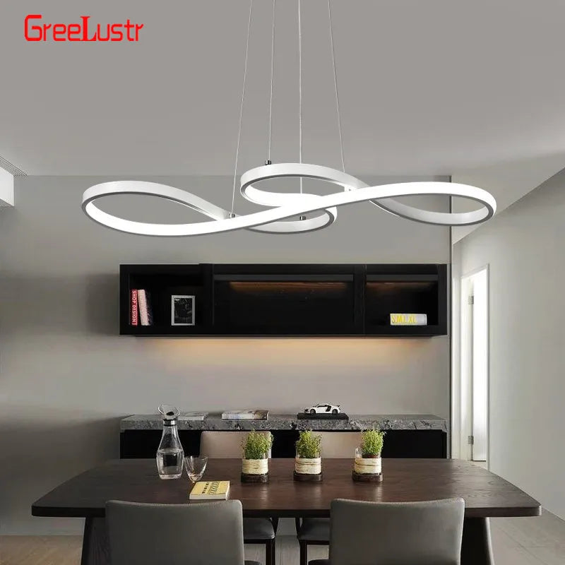 GreeLustr Modern Minimalist LED Pendant Light For Dining Rooms