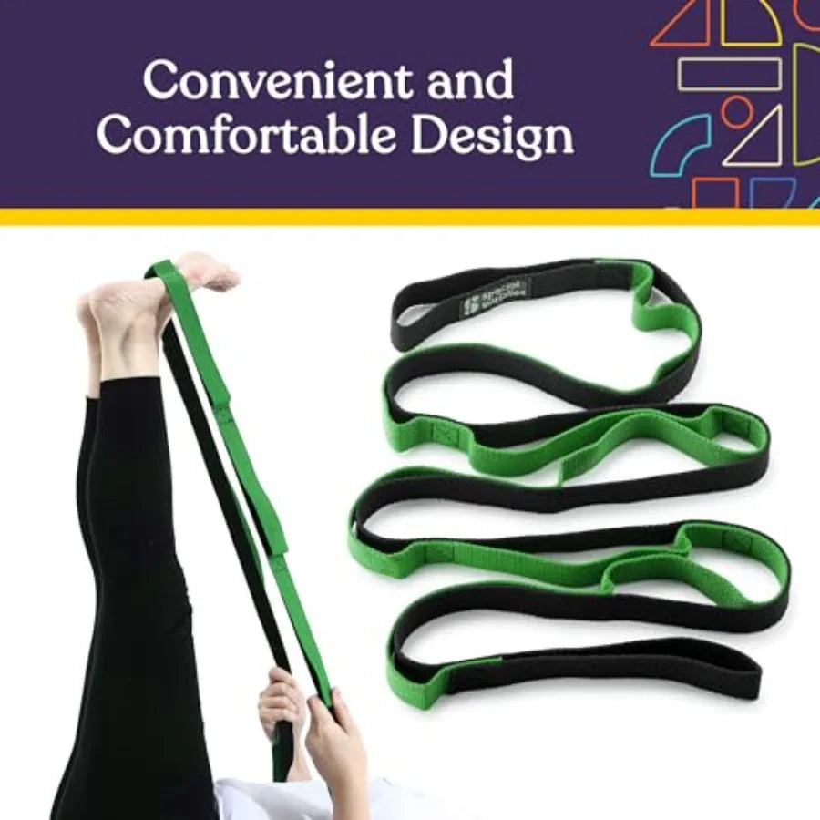 Yoga Strap for Stretching and Flexibility Training Physical Therapy