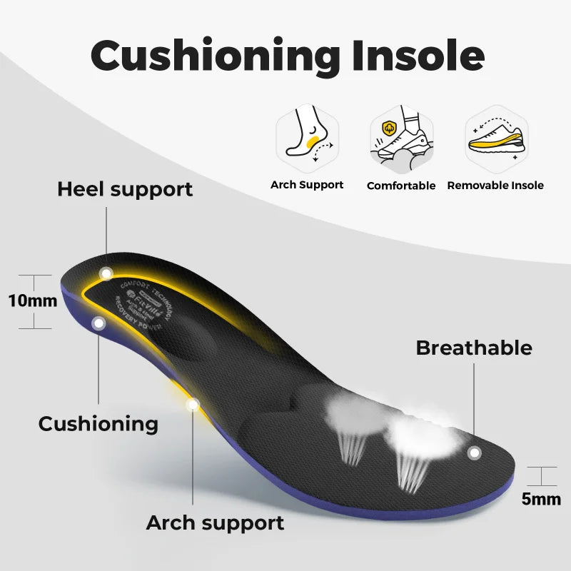 FitVille Men'S Wide Diabetic Shoes 2E Adjustable Straps Orthopedic Comfort Non-Slip For Swollen Feet Senior Shoes Pain Relief