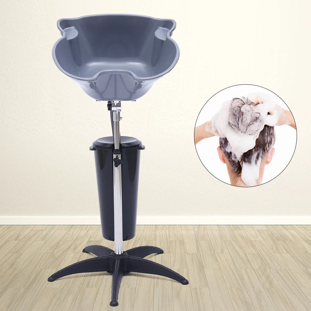 Portable Adjustable Shampoo Bowl Backwash Basin for Beauty Salons
