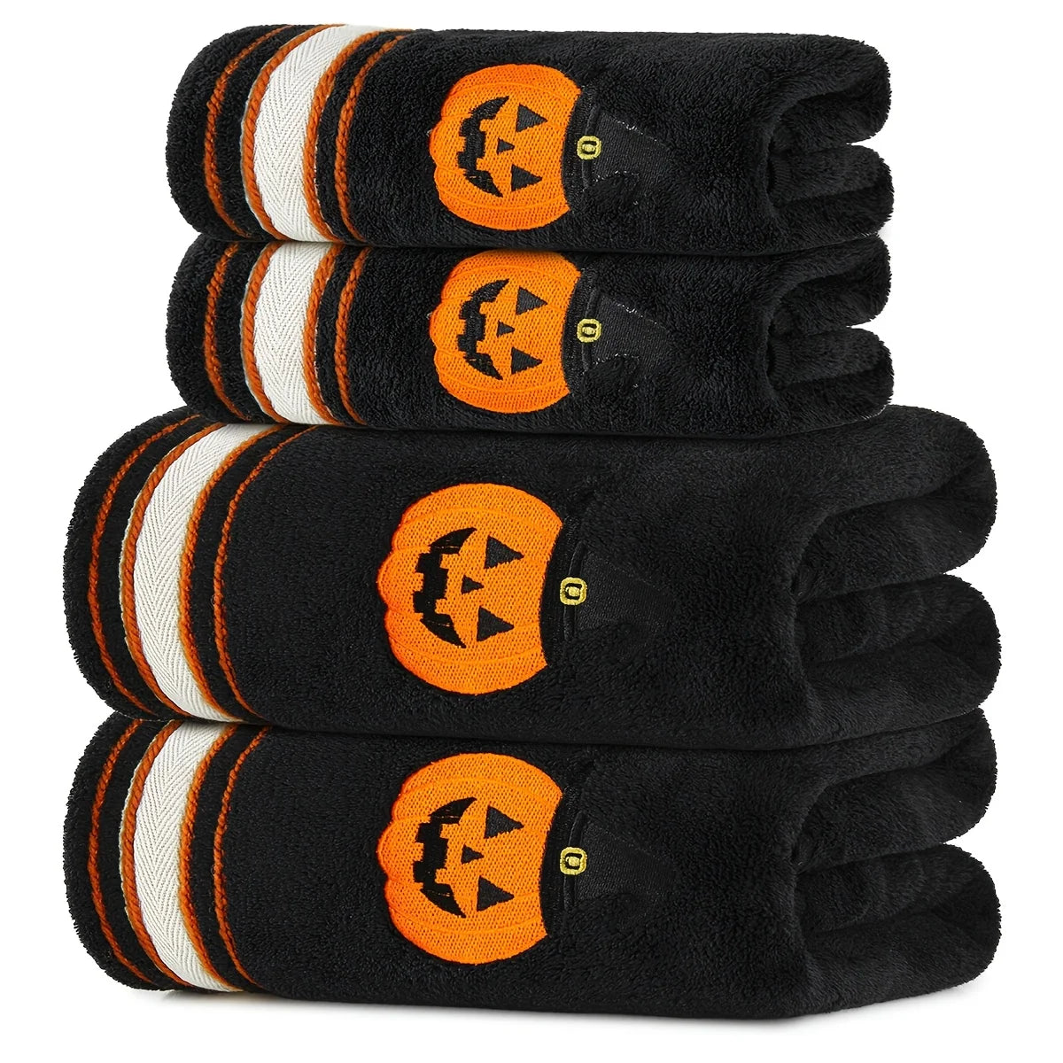 4‑Piece Towel Set, 2 Bath Towels + 2 Hand Towels , Soft & Comfortable, High Water Absorbency, Bathroom Towels