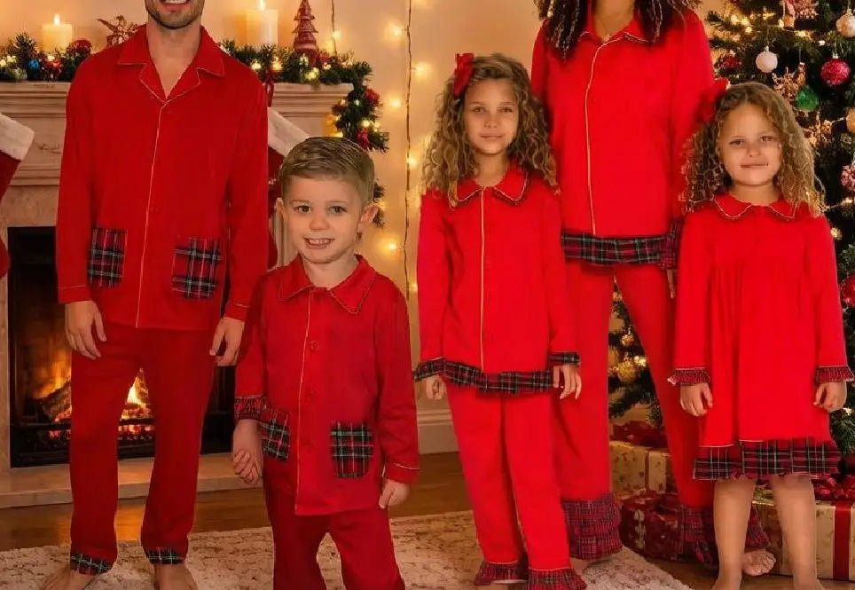 Design Christmas Family Christmas Classic Plaid Design Outfits Classic Plaid Durable Design Christmas