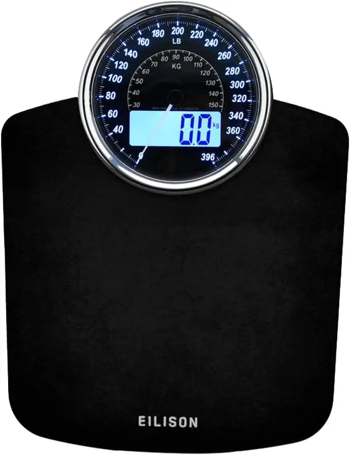 EILISON Highly Advance 2-in-1 Digital & Analog Weighing Scale for Body Weight-400lbs, 4 High Precison GX Sensor Accurate