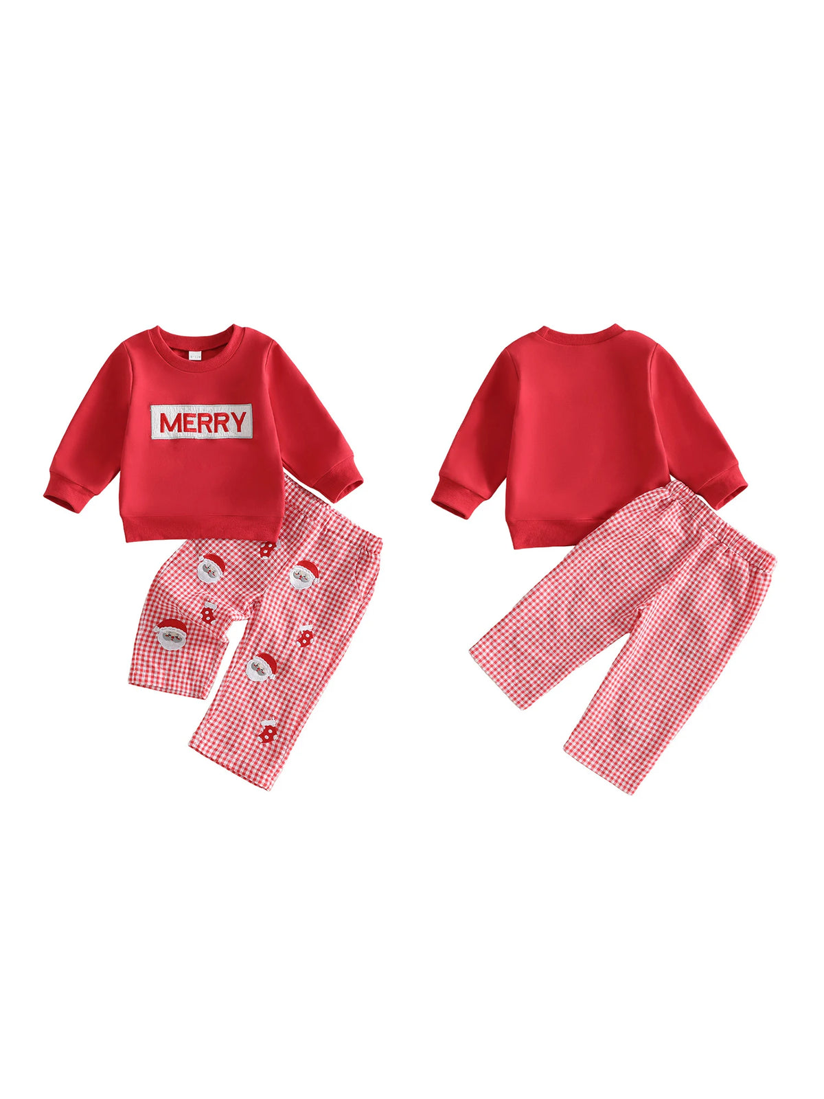 Outfit Long Christmas Outfit Long Outfit Plaid Pants Toddler With Long Sleeve High Quality Toddler Baby Christmas