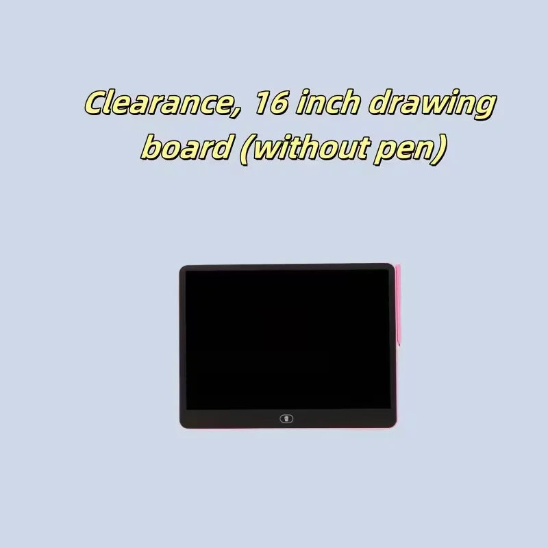 16 inch Large LCD Writing Board and Erasable Graffiti Board - Portable Color Partition Design Drawing Board, Perfect for Teenagers' Art, Home, School, Daily Gifts (Paper Gift Box with Holder)
