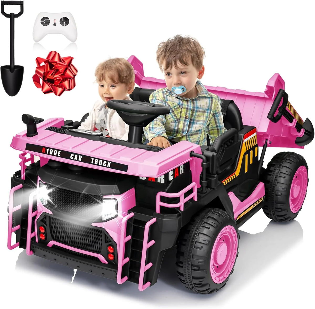 JOYRACER 24V Electric Ride On Dump Truck with Remote Control