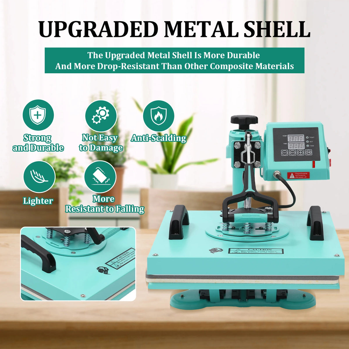HiMISS Multifunction Swing Away Sublimation Heat Press Machine