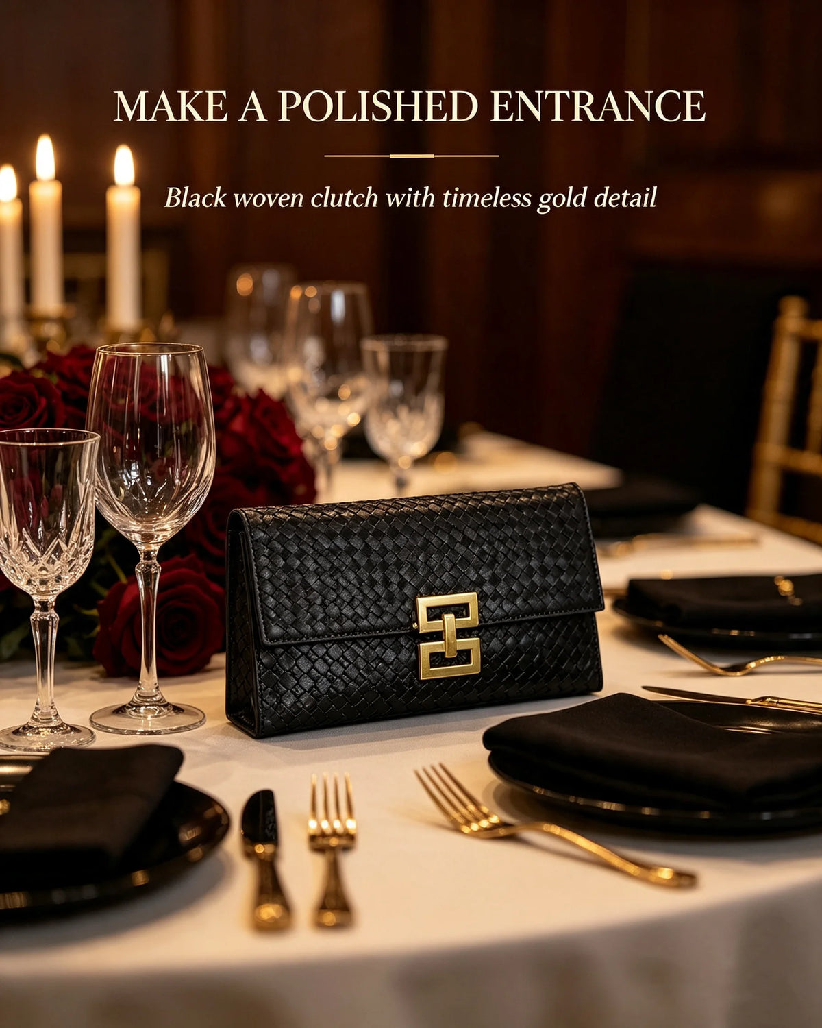 Black Snake Print Women Clutch Bag Gold Square Lock Envelope Evening Purse Wedding Party Prom Shoulder Crossbody Handbag