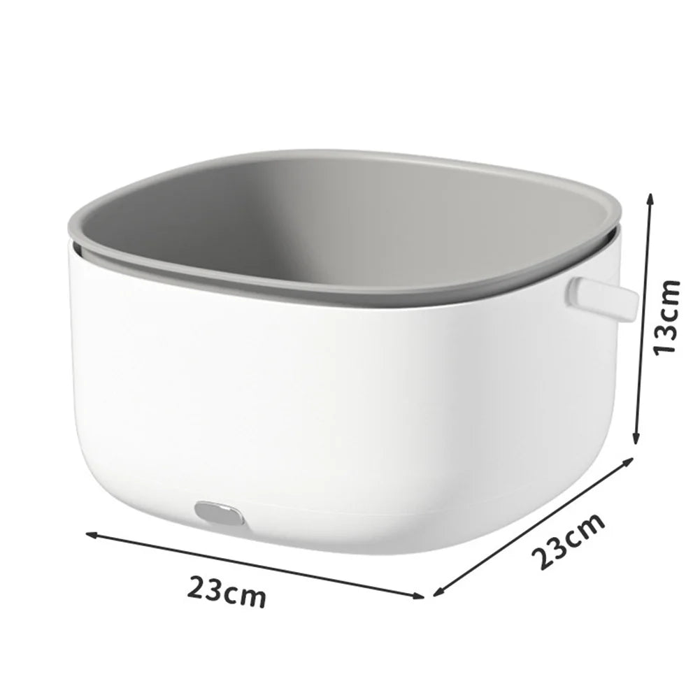 Ultrasound Vegetable Washing Machine with Handle Food Grains Purifie Basket Wireless Kitchen Gadgets for Tableware Bottles