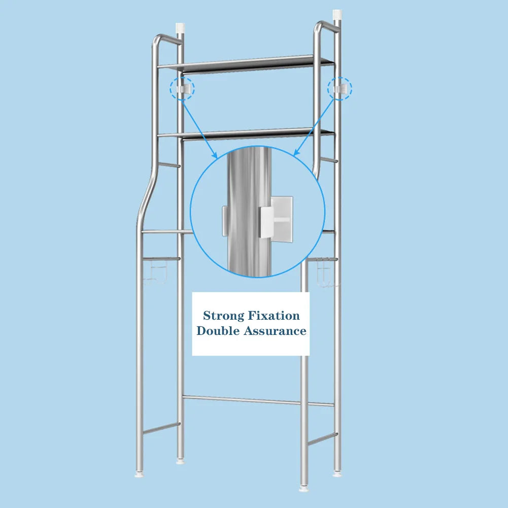 Studyset Over Toilet Storage Shelf Two Tier Bathroom Organizer