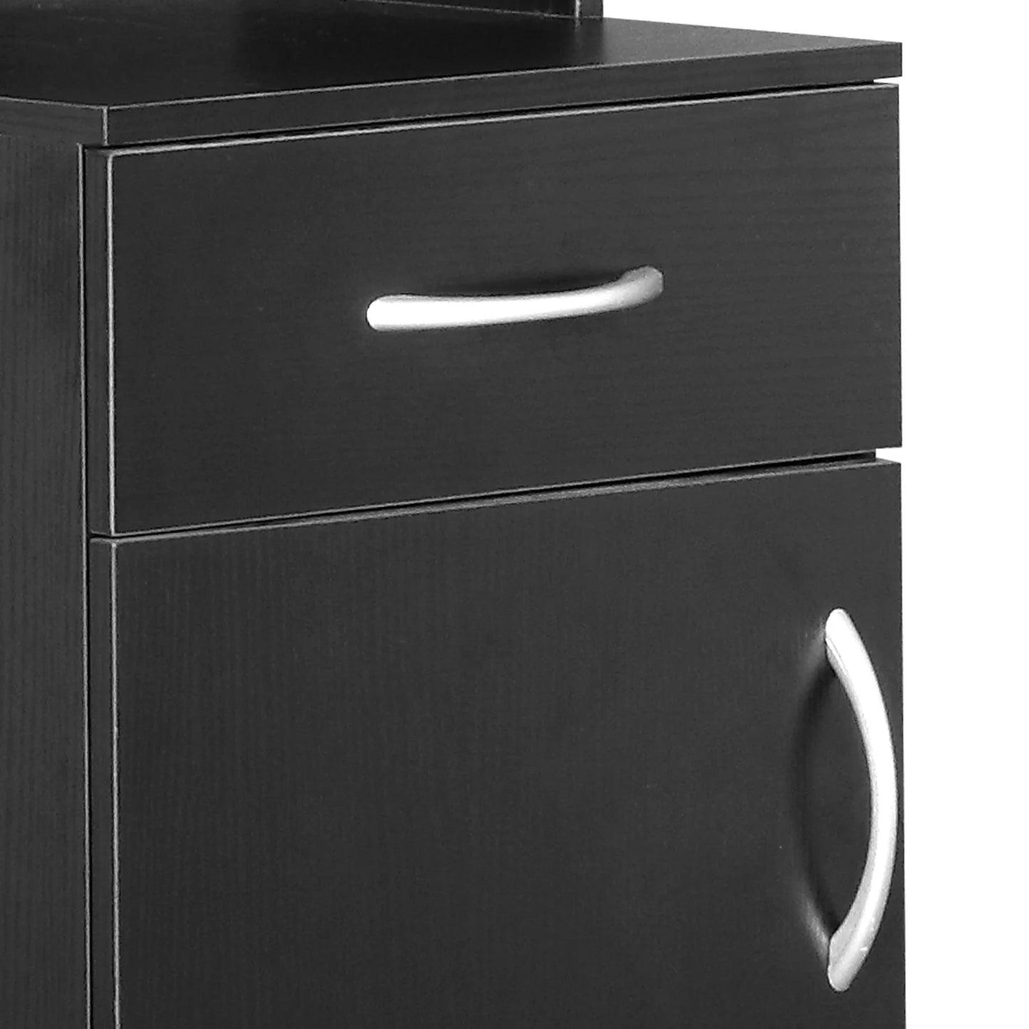 MDF Triamine One Door One Drawer Three Compartments Wall Cabinet