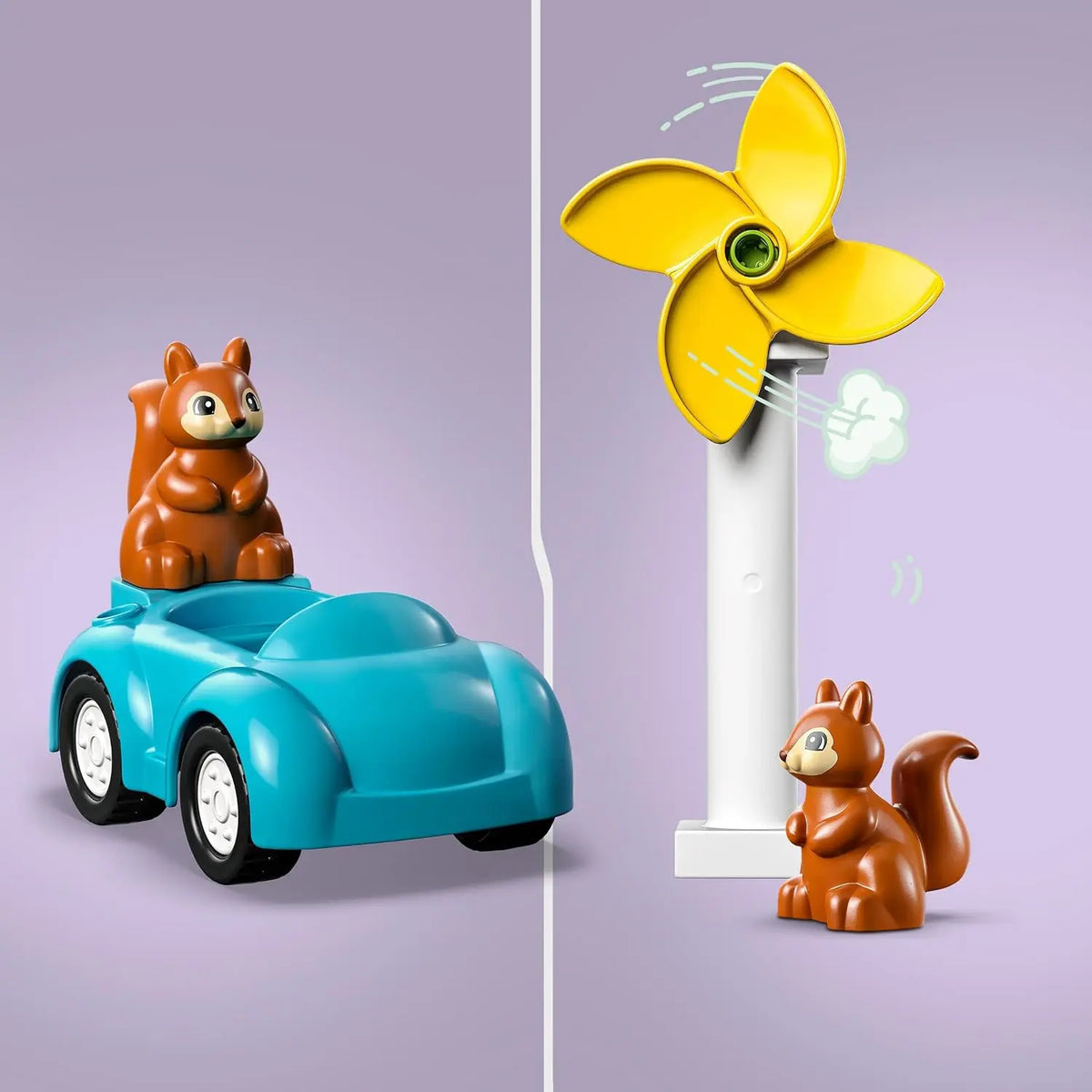 LEGO DUPLO Town Wind Turbine and Electric Car Building Set