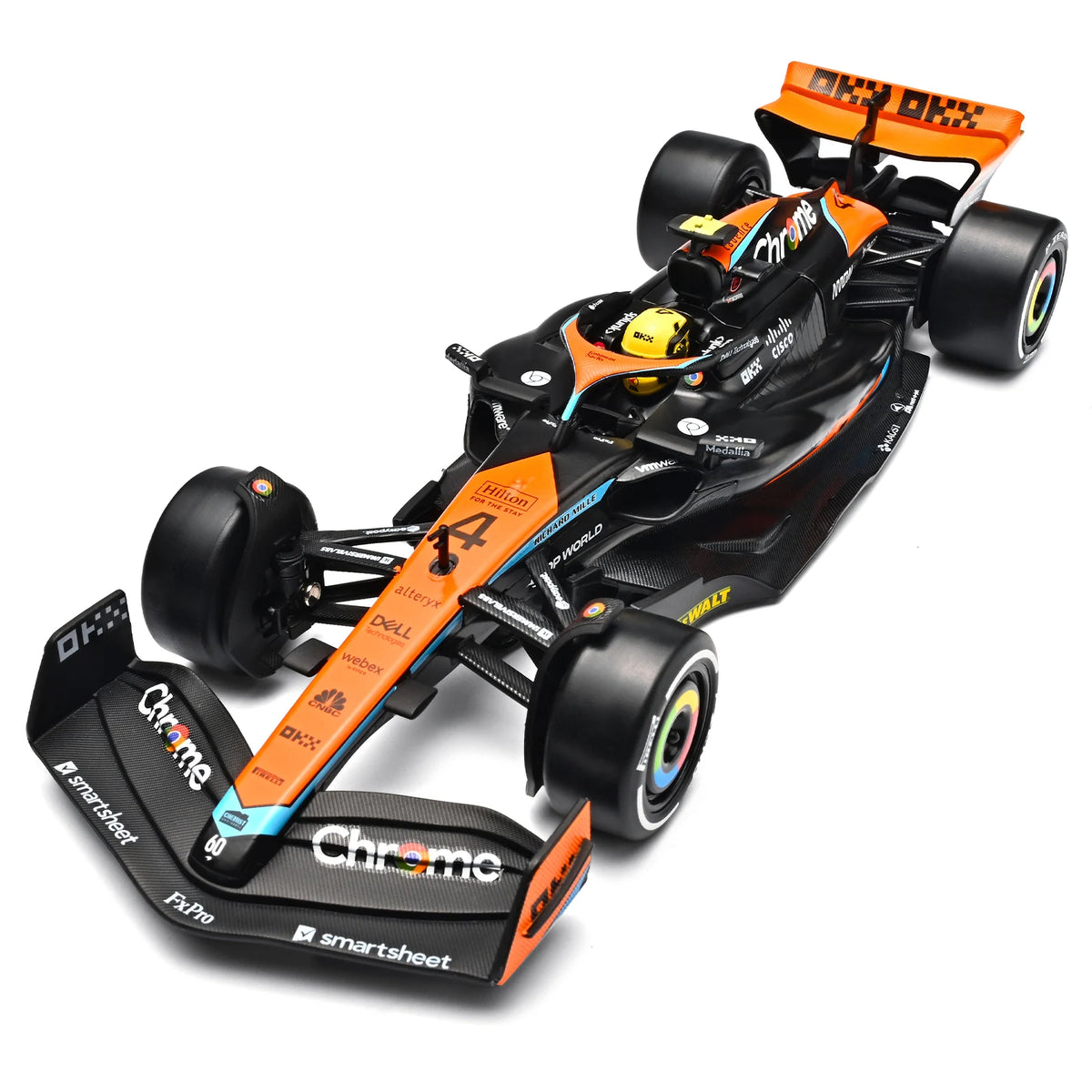 McLaren MCL60 Australian GP Diecast Racing Car Model Collectible Display