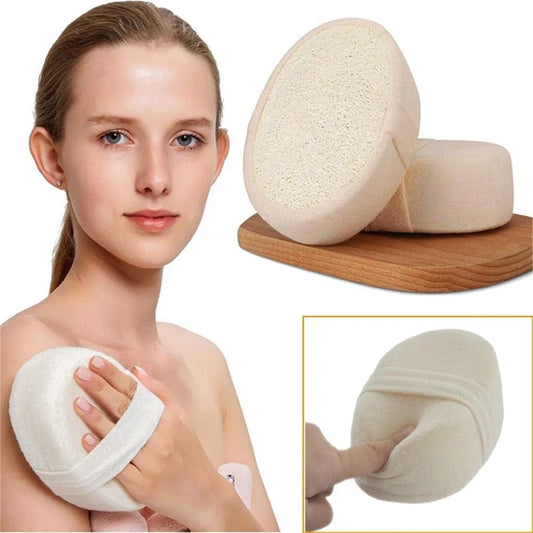 100% Natural Loofah Sponge Unisex Bath Towel Wipe Thick Sponge Bath Shower Rub Wash Body Scrubber Durable Healthy Massage Brush