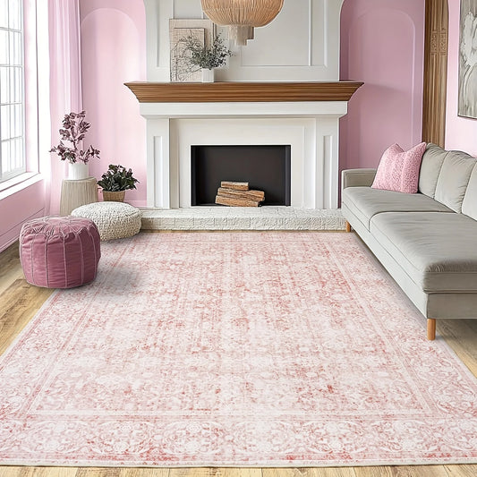 Gnizama Floral Modern Area Rug for Living Room and Bedroom