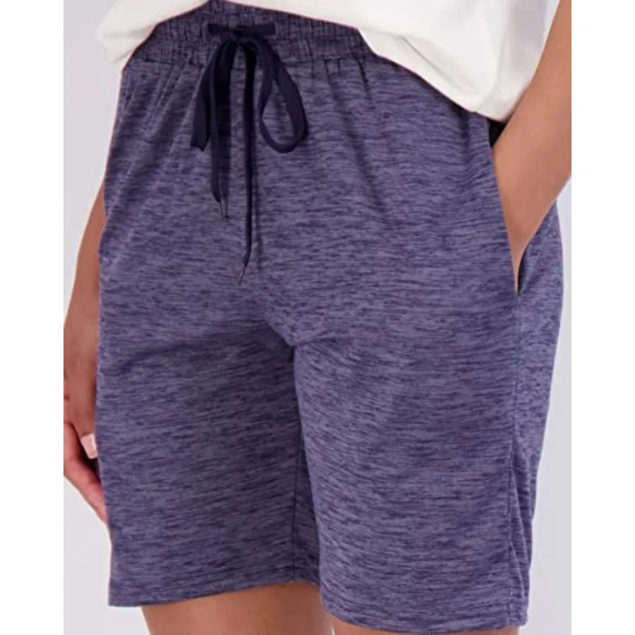 Women's Bermuda Yoga Shorts Four Pack With Pockets