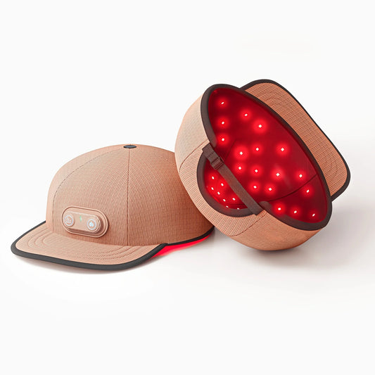 XceeFit Cordless Heating Cap With 660nm 850nm Infrared Therapy Timer