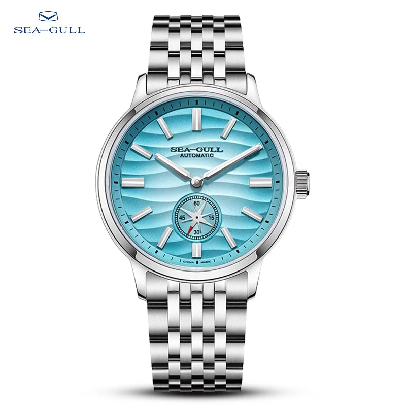 Sea-Gull Automatic Mechanical Mens Wristwatch Polaris Sub Dial Luminous