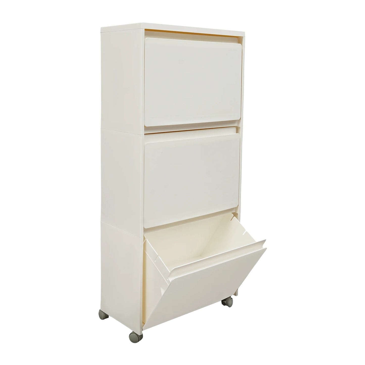 Bymaocar 3 Tier Bathroom Storage Shelf With Wheels