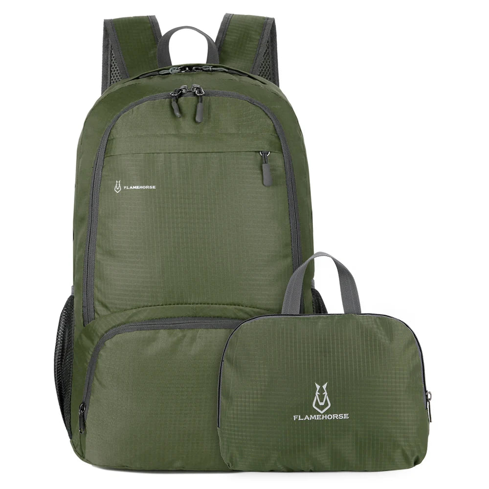 Lightweight Foldable Packable Nylon Backpack For Outdoor Travel And Hiking