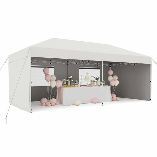 Pop Up Canopy Tent With Sidewalls 210D Oxford Fabric