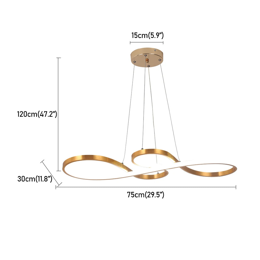 GreeLustr Modern Minimalist LED Pendant Light For Dining Rooms