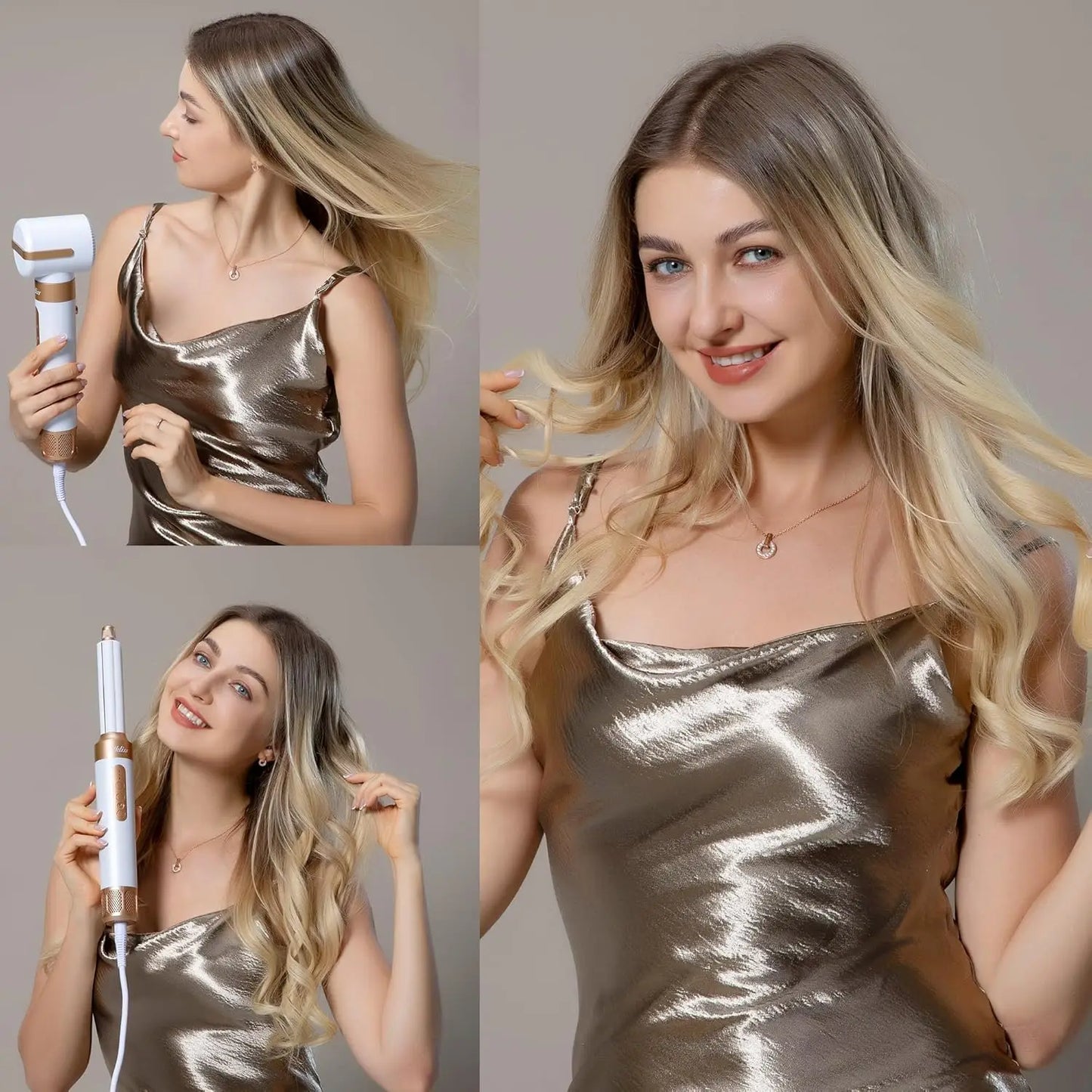 HAOYUNMA 7 In 1 Hair Dryer Brush Ionic Styler Professional