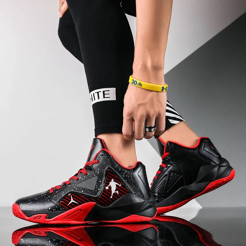 Kids Brand Basketball Shoes Children Casual Shoes Outdoor Boys Basketball Sneakers Breathable Comfortable New Children Sport Shoes Girls Gym Shoes