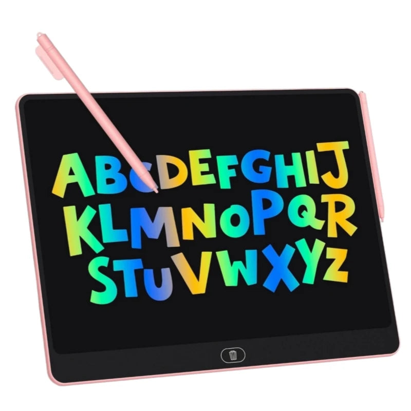16 inch Large LCD Writing Board and Erasable Graffiti Board - Portable Color Partition Design Drawing Board, Perfect for Teenagers' Art, Home, School, Daily Gifts (Paper Gift Box with Holder)