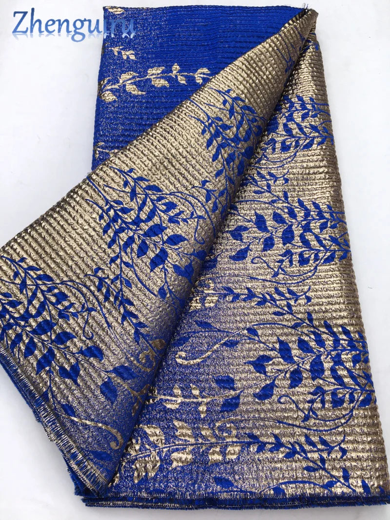 High Quality Nigerian Damask Brocade Lace Fabric For Bride