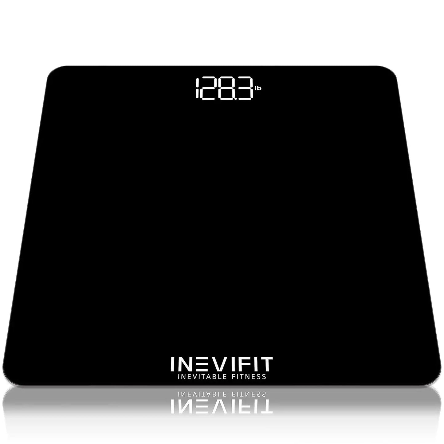INEVIFIT Bathroom Scale, Highly Accurate Digital Bathroom Body Scale, Measures Weight up to 400 lbs. Includes Batteries