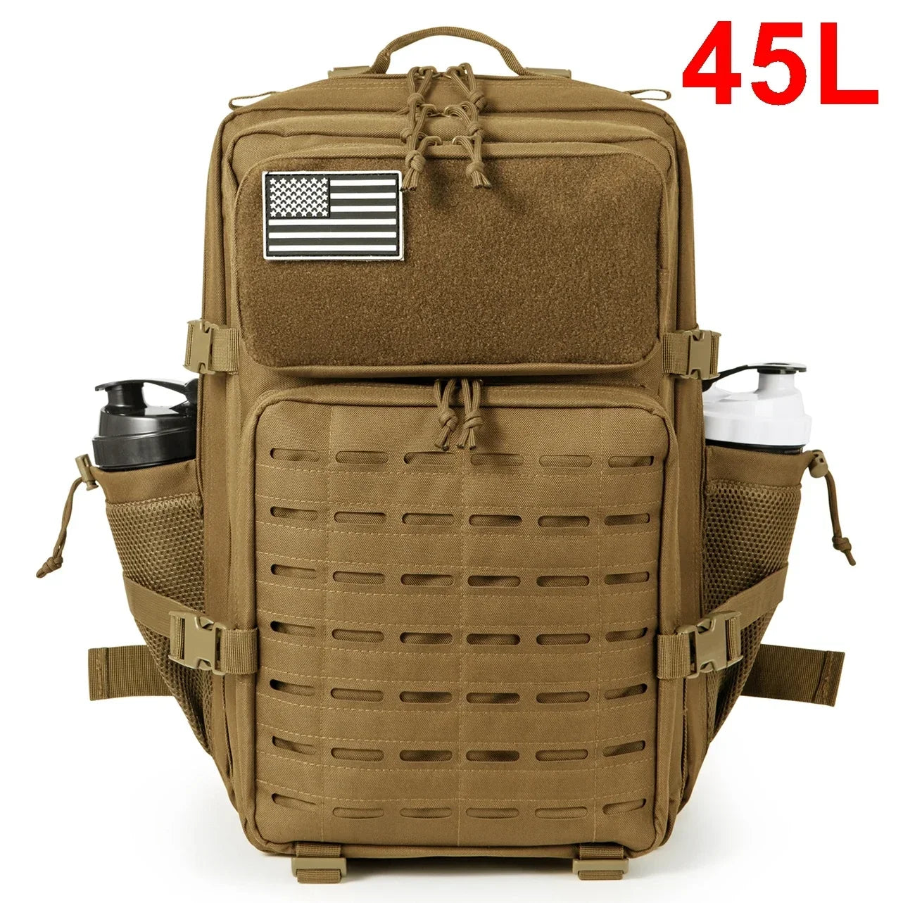 ReFire Gear Tactical Backpack For Outdoors With Water Bottle Holder