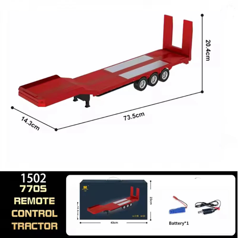 HUINA 1501 770S 1502 1/18 RC Tractor 2.4G 19CH RC Engineering Trailer Truck with Lights and Sound System RC Car Model Toy Gift  HUINA 1592 1:14 Scale RC Excavator 22 Channels