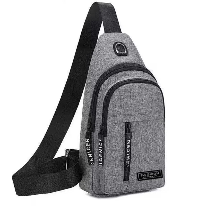 Korean Style Multifunctional Chest Bag Oxford Cloth Messenger Bag Waterproof