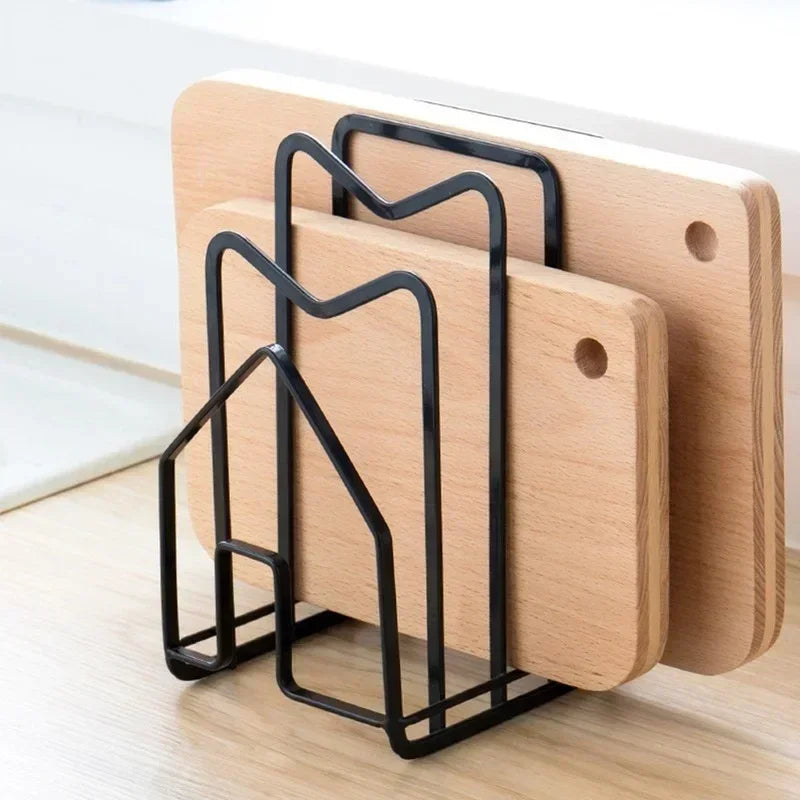 Multi Layer Pot Lid Holder And Kitchen Rack Stand Rustproof