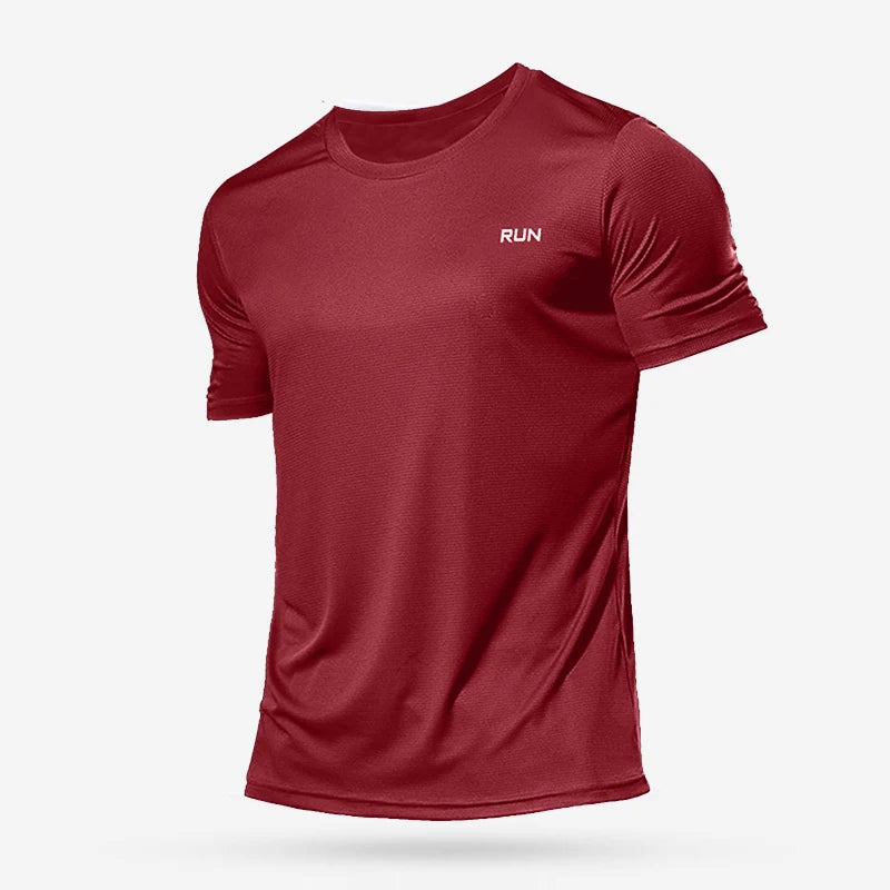 YOUONGWEAR CN Summer Quick Dry Running Gym Shirt Men
