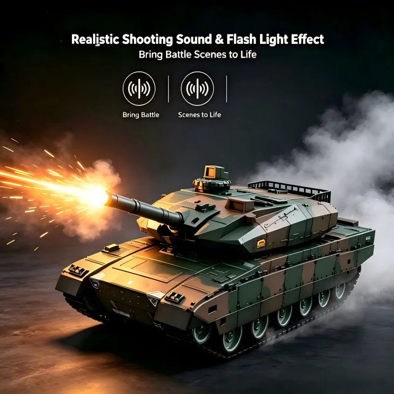 TONGLI RC Battle Tank With Remote Control And Realistic Effects