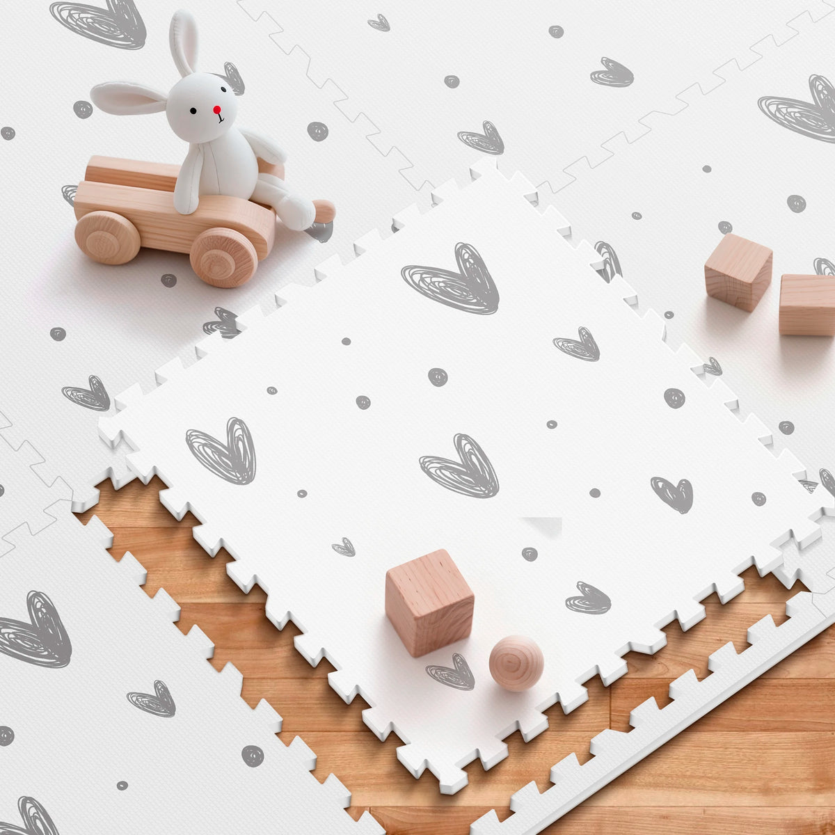 Baby Foam Play Mat, 72x48 Crawling Mat, Floor Mats for Kids for Baby with Interlocking Floor Tiles, Toddler Play Mats for Indoor